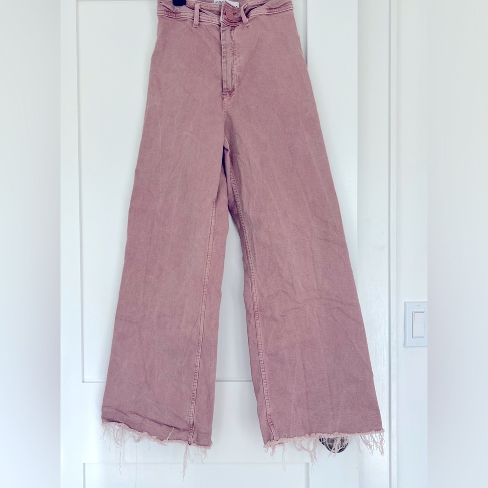 Zara Marine Straight High Jeans